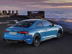 Morze, Audi RS5, Niebieskie, Coupe